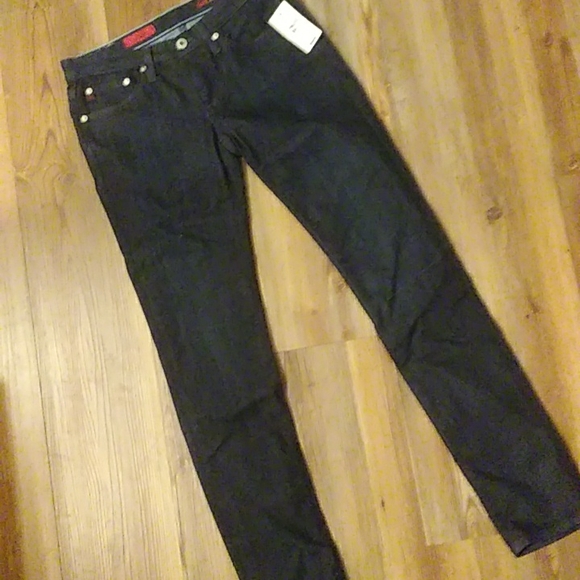 NWT AG ADRIANO GOLDSCHMIED the STILT SKINNY DARK WASH JEANS. SZ 26 - Picture 8 of 11